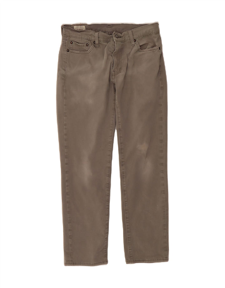 LEVI'S Mens Straight Casual Trousers W30 L30 Grey Cotton Vintage Levi's and Second-Hand Levi's from Messina Hembry 