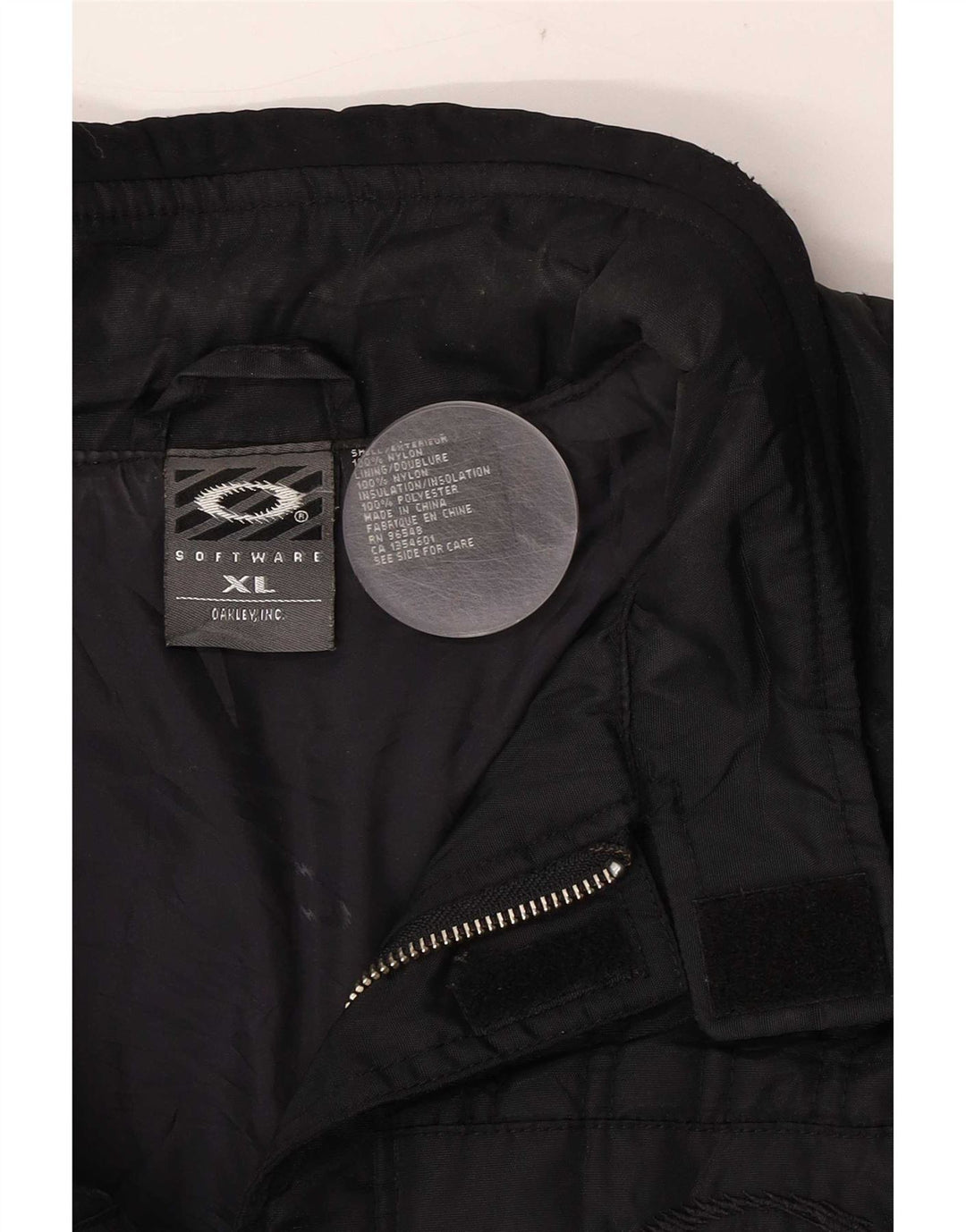 Jachetă căptușită pentru bărbați Oakley UK 42 XL Nylon negru