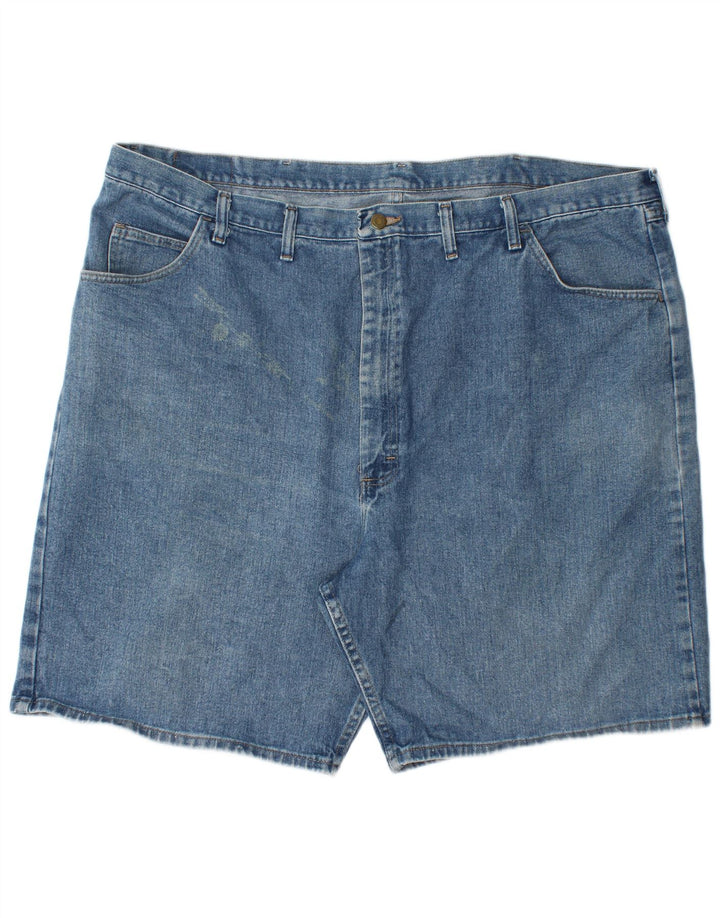 Pantaloni scurți din denim WRANGLER pentru bărbați, cu tăiere relaxată, W48 4XL, bumbac albastru