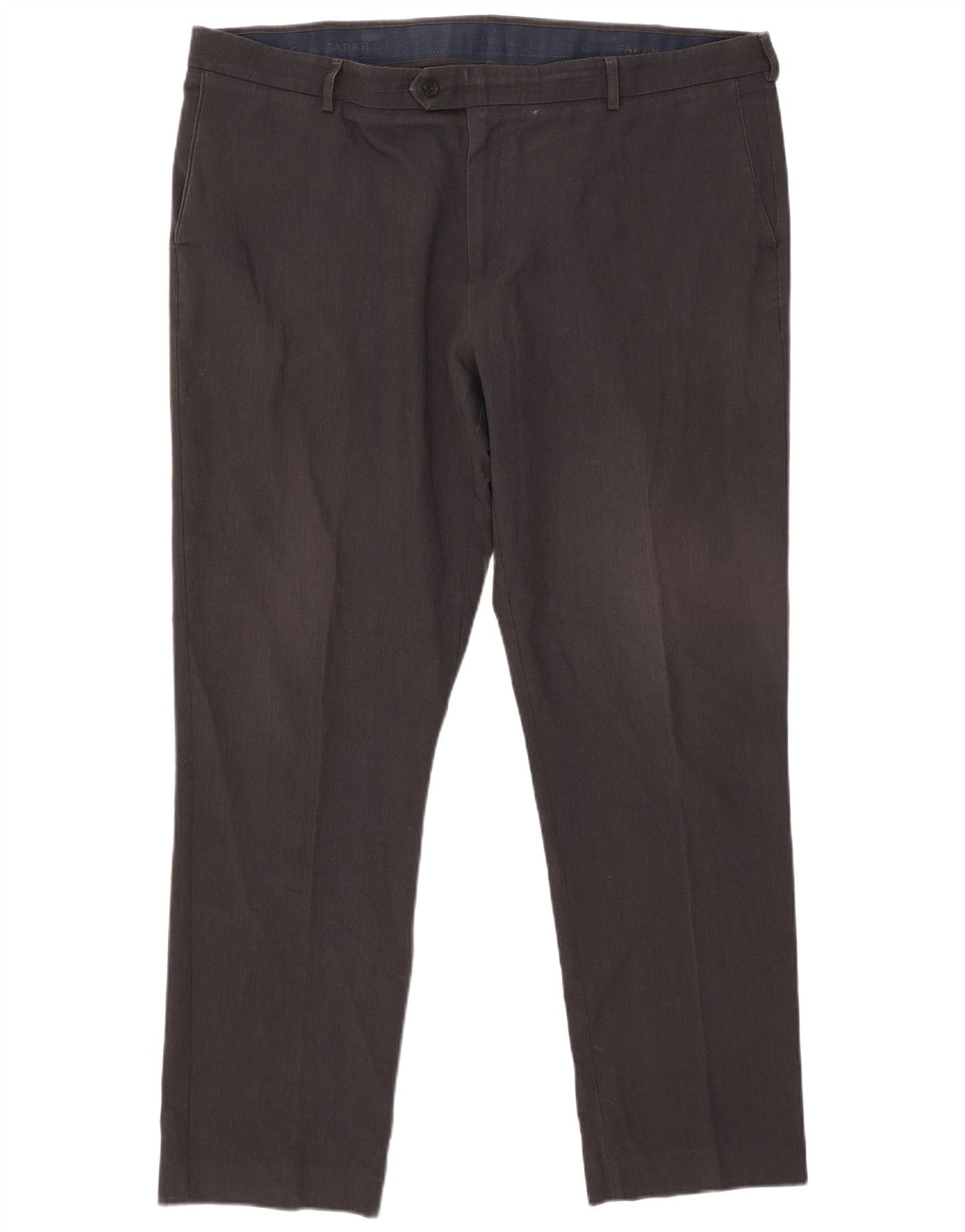 Farah Pantaloni de costum clasici slim pentru bărbați L44 L33 poliester gri