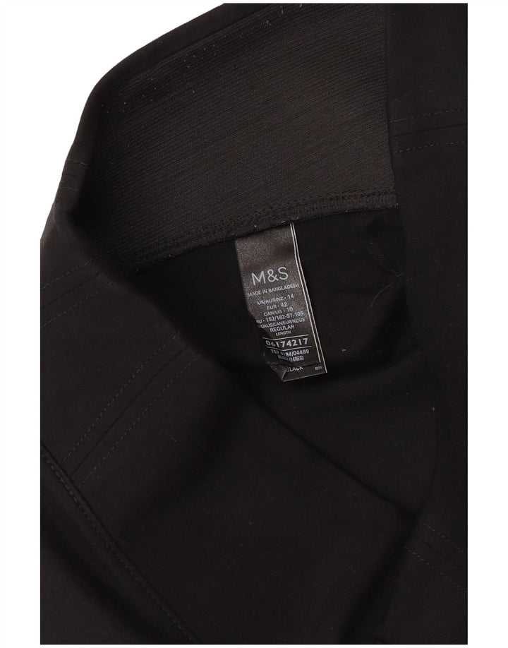Leggings pentru femei Marks & Spencer UK 14 mare, negru, viscoză