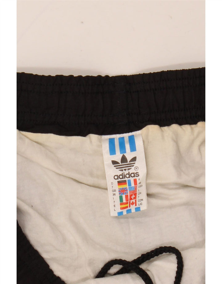 Pantaloni scurți sport ADIDAS pentru bărbați, mari, negru, bumbac