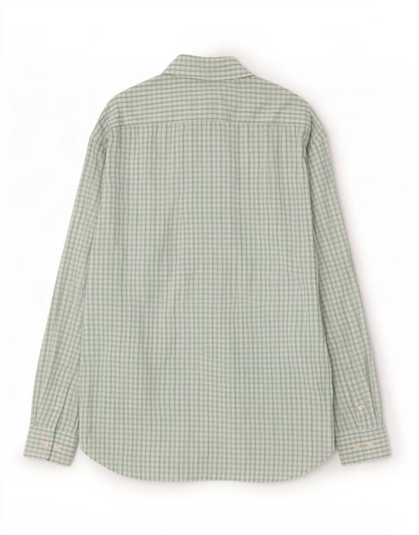 Cămașă pentru bărbați Gap Classic Fit Mărimea 17 1/2 XL, bumbac verde vichy