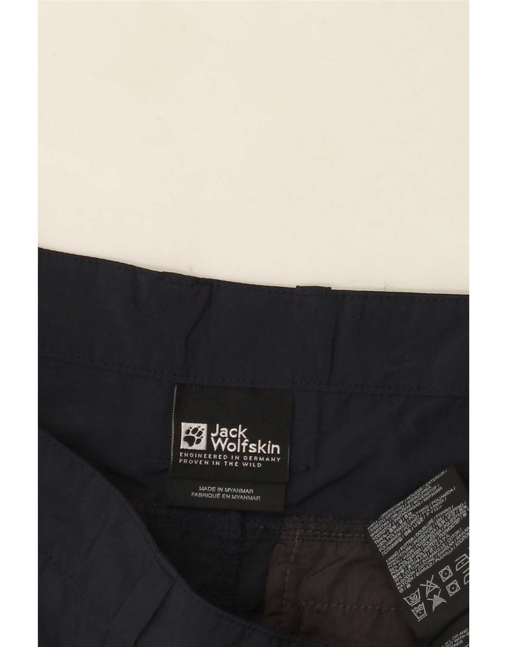 Pantaloni scurți cargo Jack Wolfskin pentru bărbați W36 mari poliamidă bleumarin