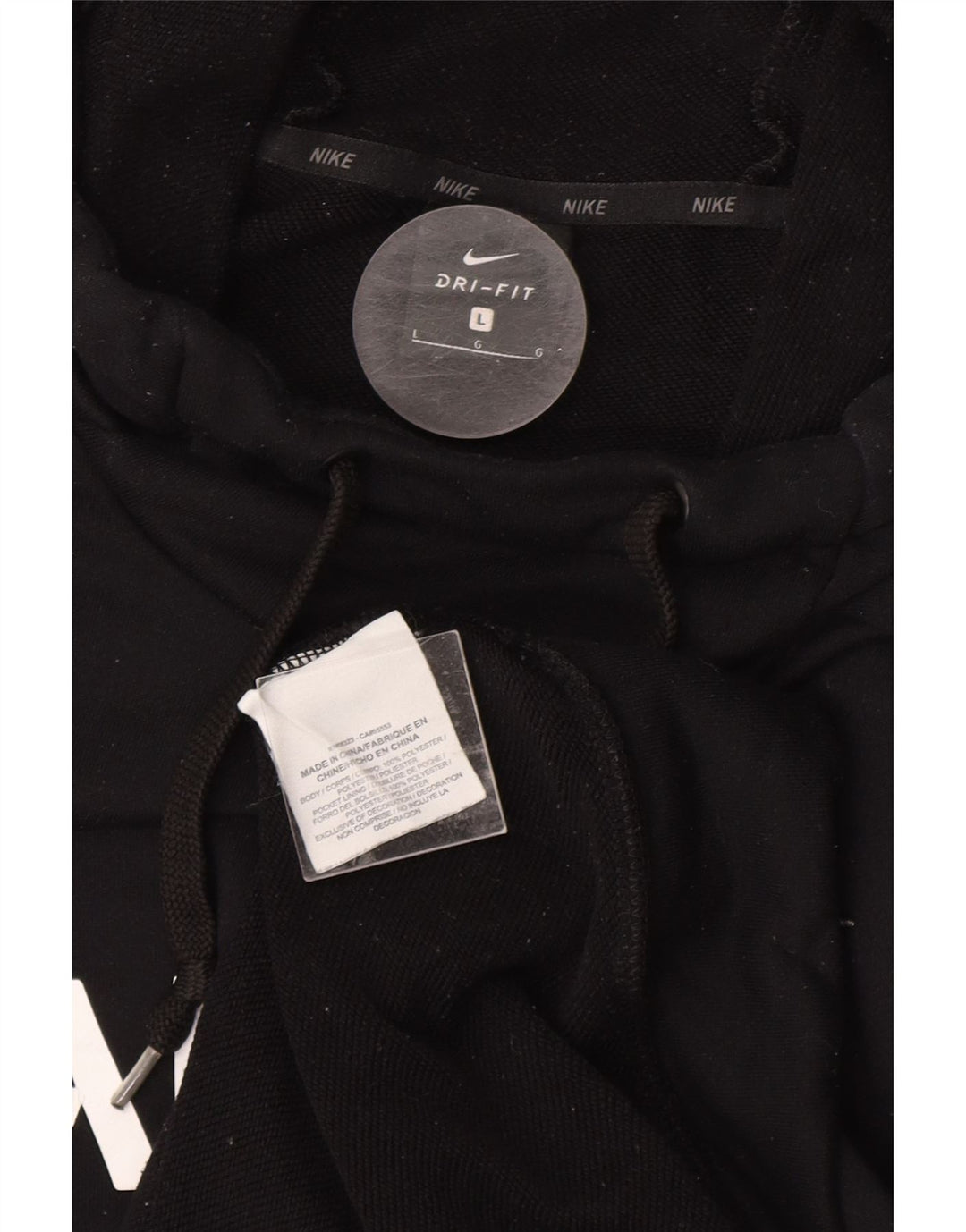 Pulover NIKE NFL Graphic pentru bărbați, poliester mare, negru