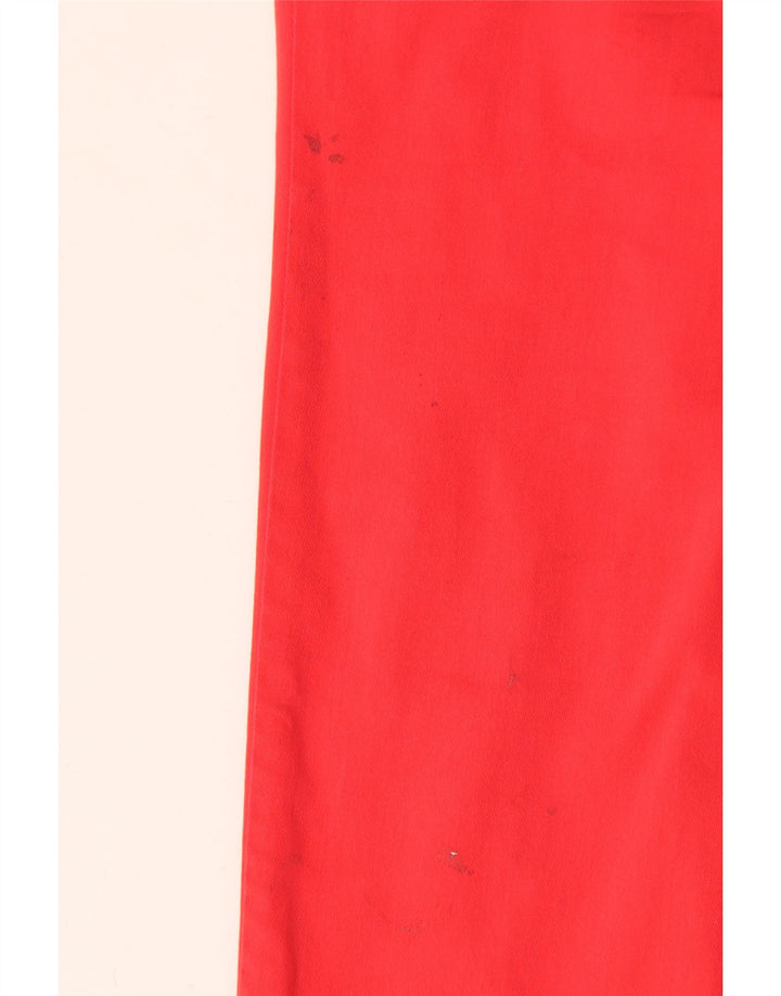 Pantaloni casual subțiri pentru femei Liu Jo L30 L26 roșii