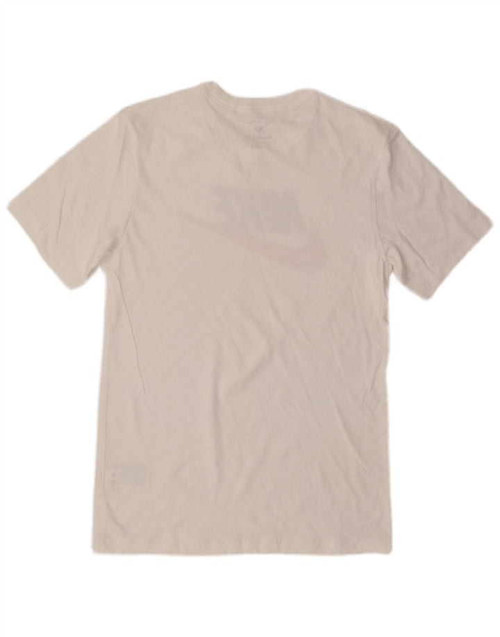 Tricou grafic Nike pentru bărbați Top mic, alb, bumbac