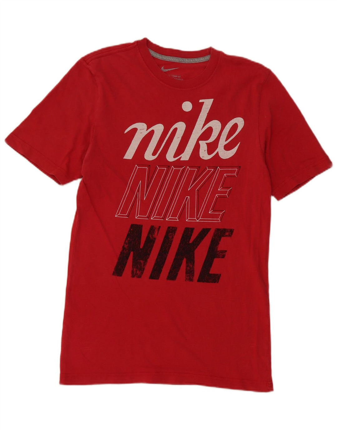 Tricou grafic pentru bărbați, cu croiala standard, Top mic, roșu
