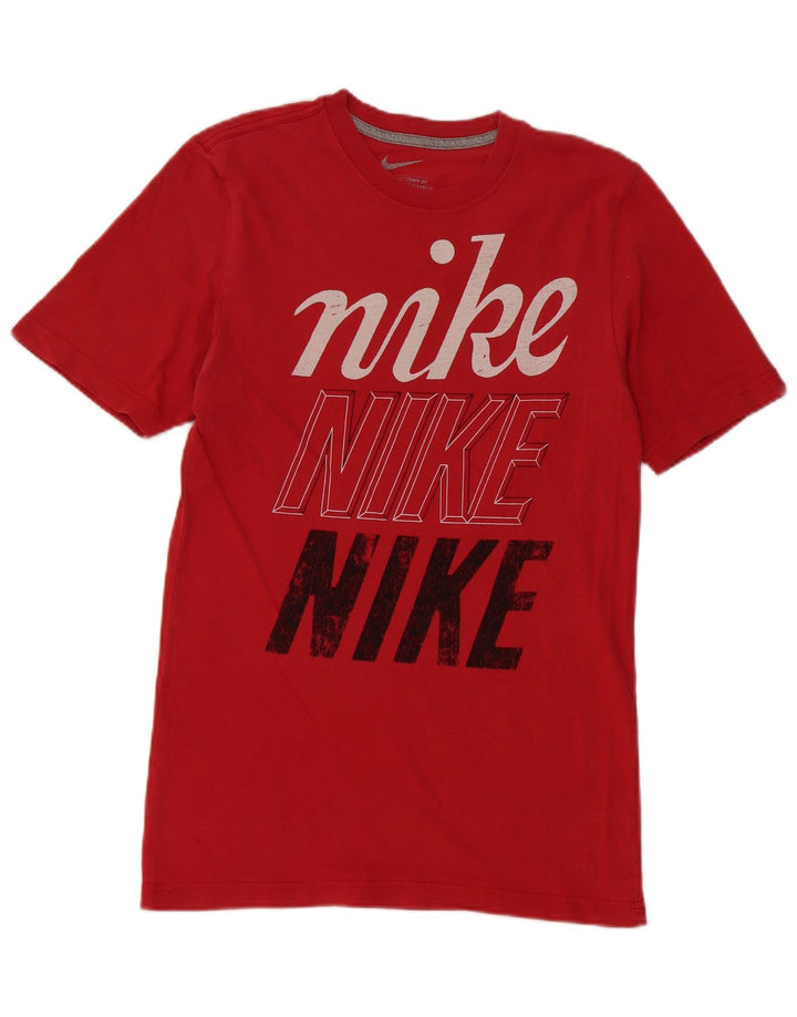 Tricou grafic pentru bărbați, cu croiala standard, Top mic, roșu