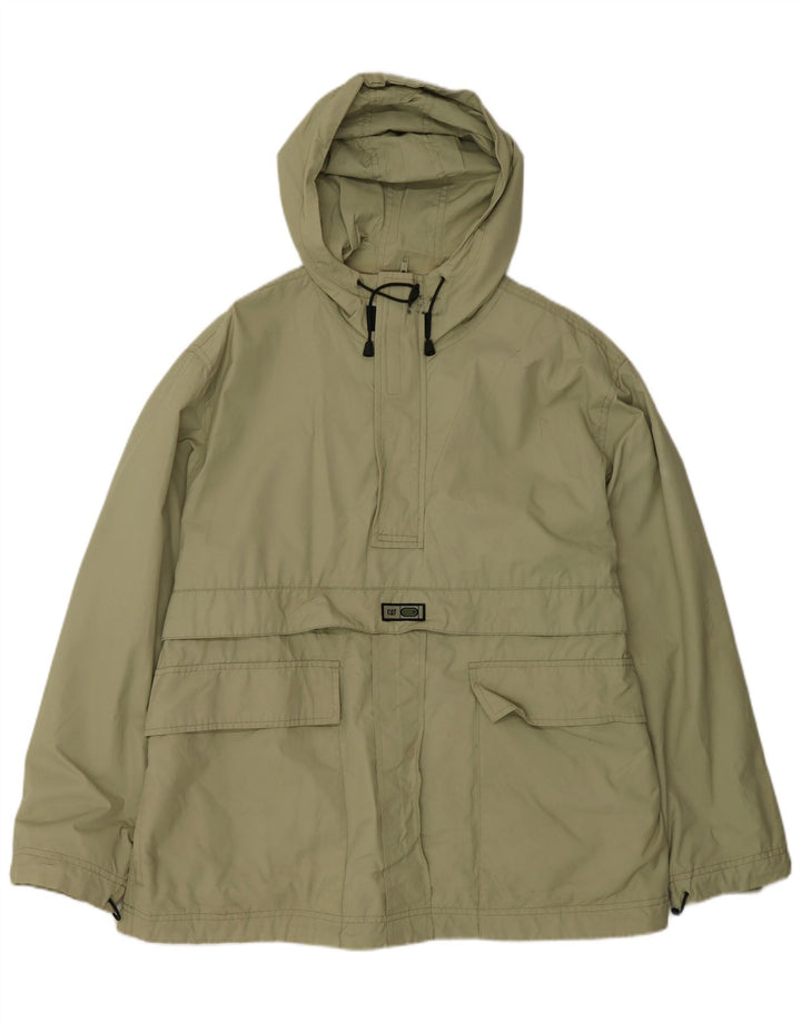 Jachetă Anorak cu glugă pentru bărbați CAT UK 40 mare bumbac kaki