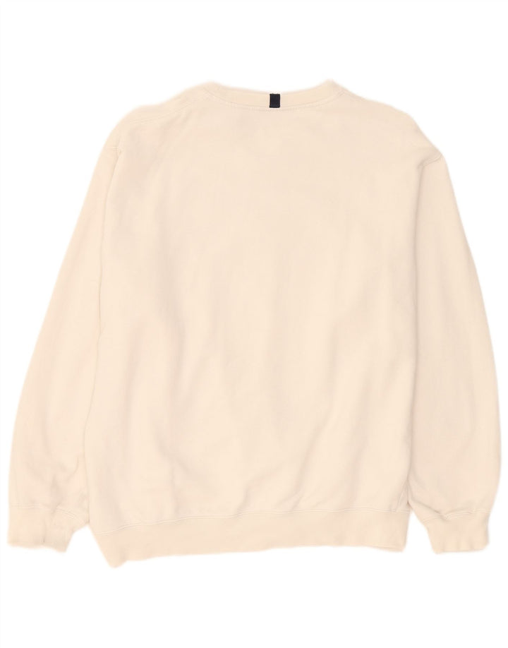 Hanorac grafic pentru bărbați Kappa Jumper XL Bumbac alb