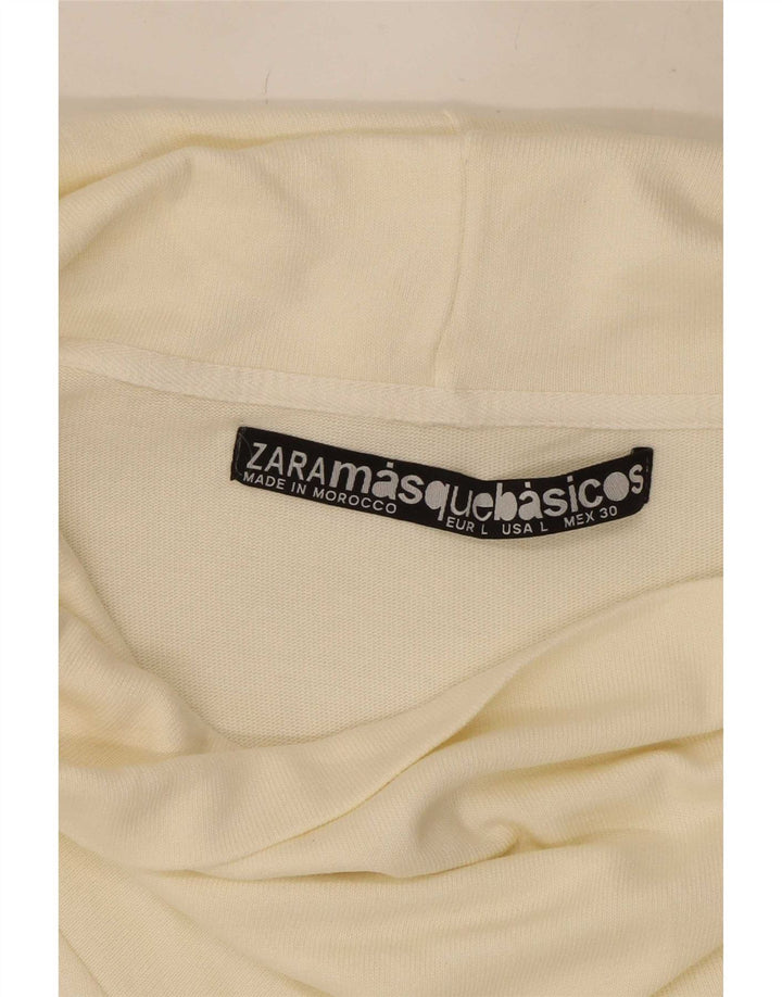 Rochie Schimbată pentru Damă Zara Marea Britanie 14 Alb Nu