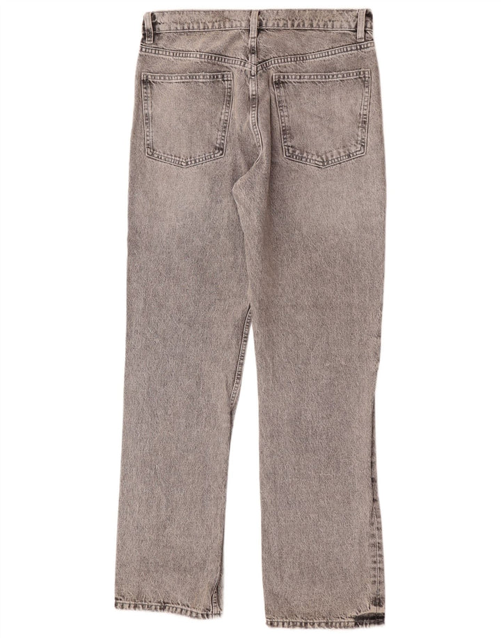 Blugi drepti pentru femei Zara EU 40 Medium W30 L34 Bumbac gri