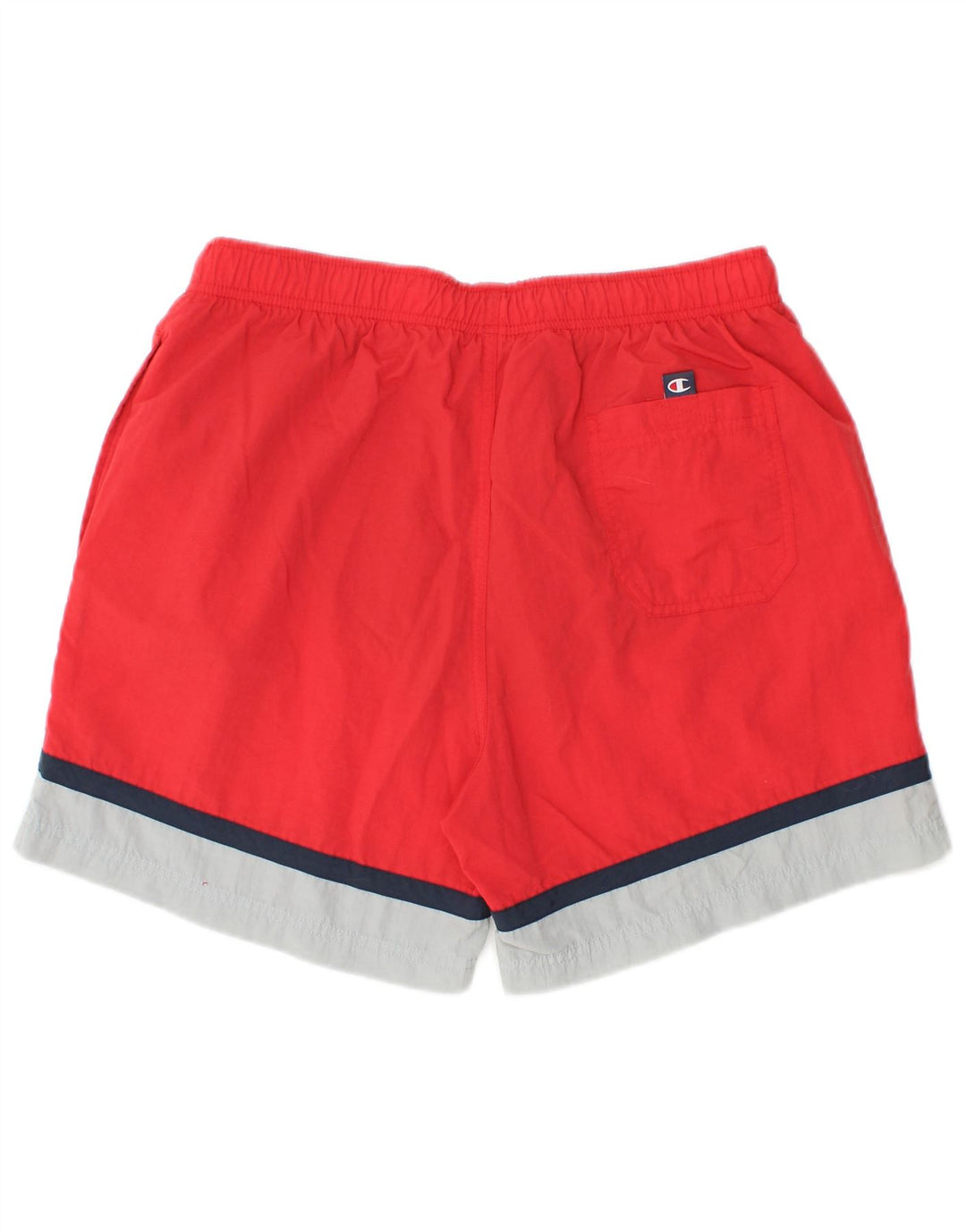 Pantaloni scurți sport Champion pentru bărbați, roșu mediu, color block
