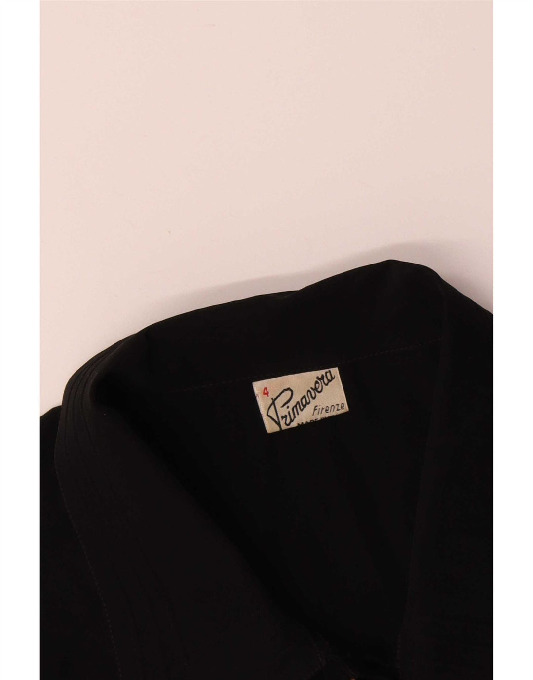 Bluză cămașă pentru femei Primavera Firenze UK 18 XL Poliester negru