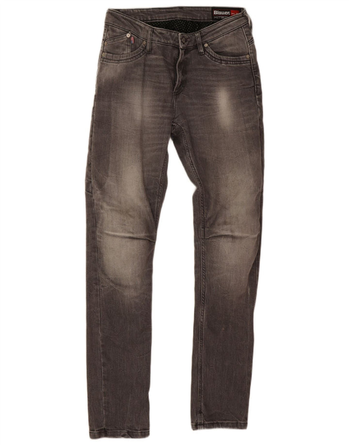 Blugi skinny Blauer pentru femei W28 L29 bumbac gri