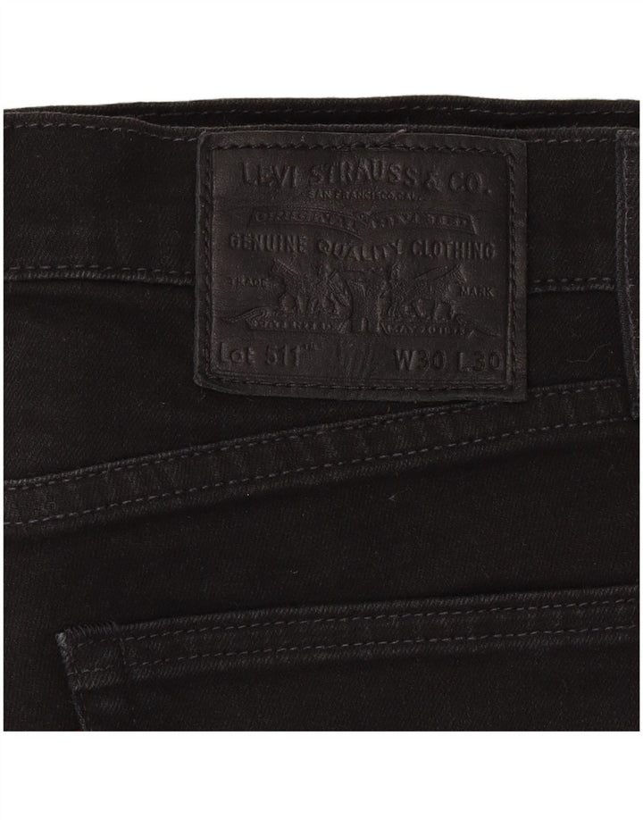 Blugi Levi's 511 Slim pentru bărbați W30 L30 negri
