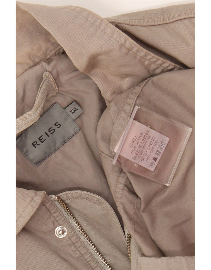 Jachetă Reiss pentru bărbați, UK 44 2XL, bej, bumbac