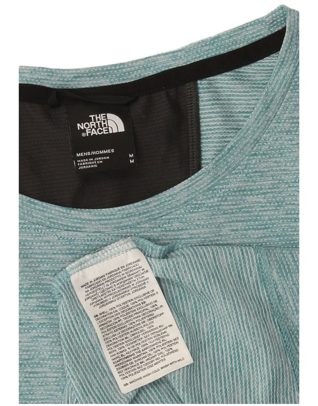 Vestă pentru bărbați The North Face Medium Turquoise Poliester Colorblock