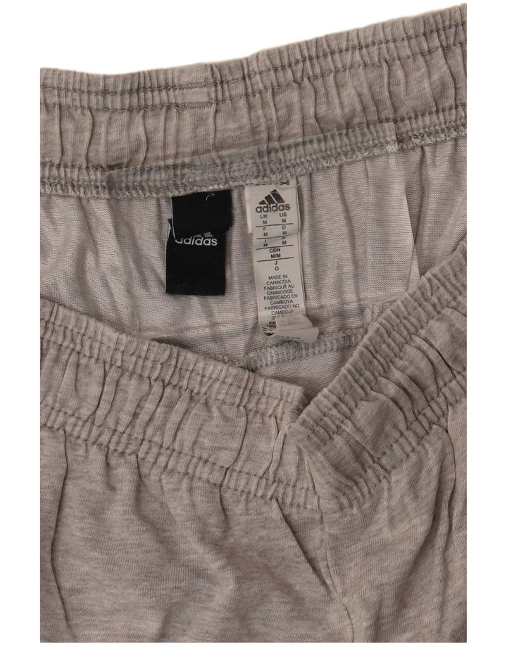 Pantaloni scurți sport pentru bărbați Adidas, bumbac gri mediu
