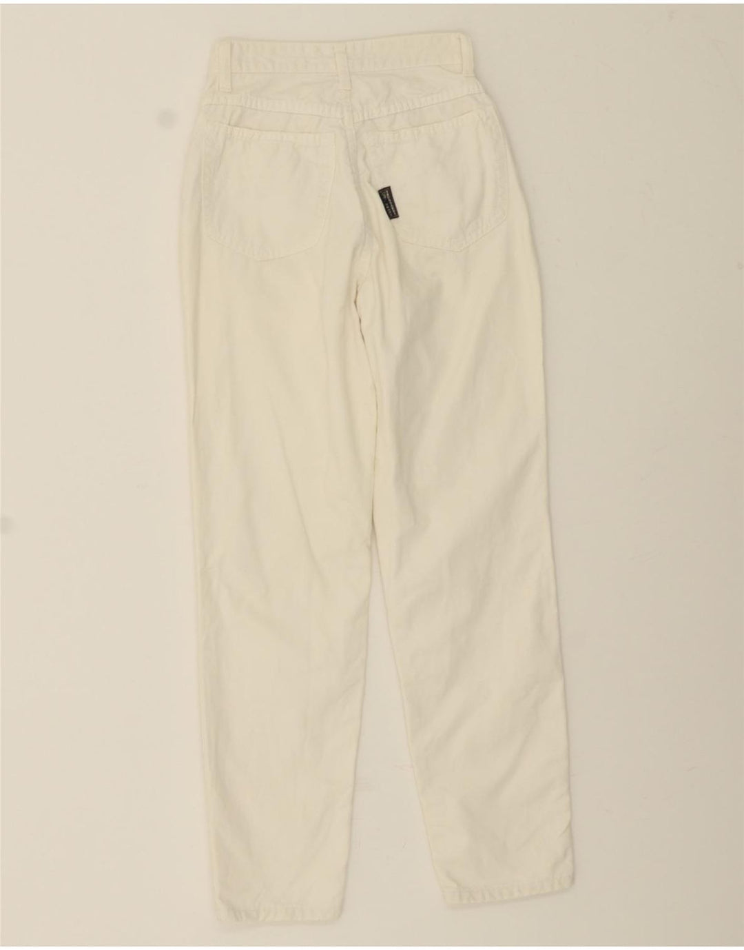 TRUSSARDI Womens Cropped Jeans IT 40 Small W26 L25 White Cotton Vintage Trussardi and Second-Hand Trussardi from Messina Hembry 