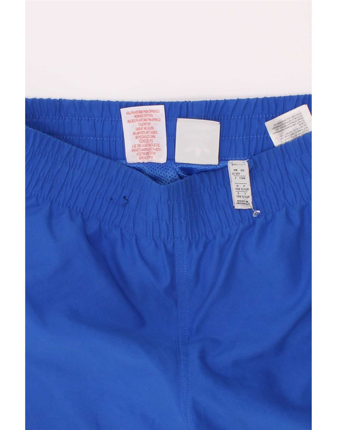Pantaloni scurți de înot Adidas băieți 12-13 ani poliester albastru