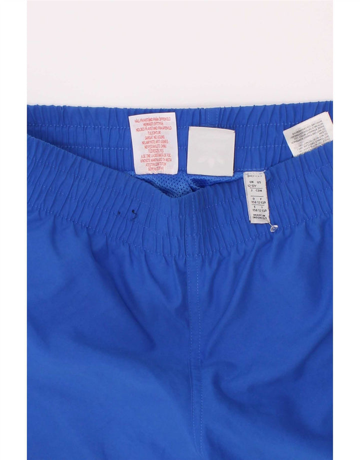 Pantaloni scurți de înot Adidas băieți 12-13 ani poliester albastru