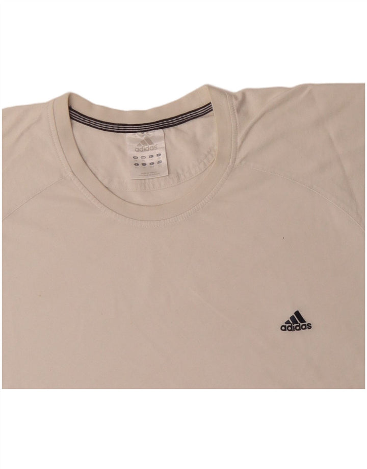 Tricou pentru bărbați ADIDAS Top 2XL din bumbac alb