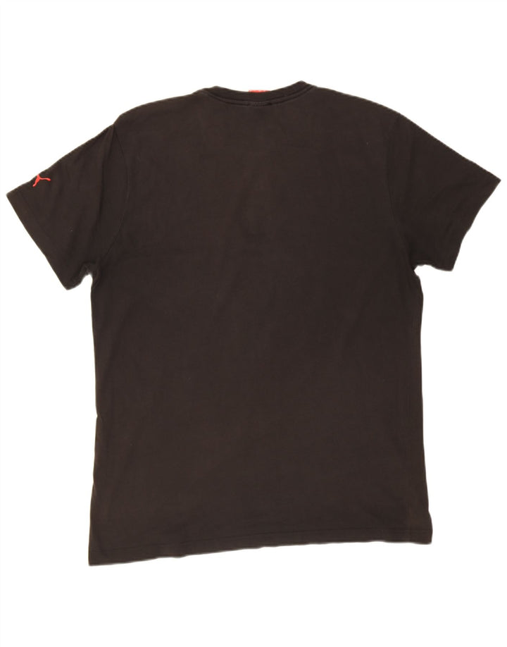Tricou grafic Puma pentru bărbați Top Large Negru