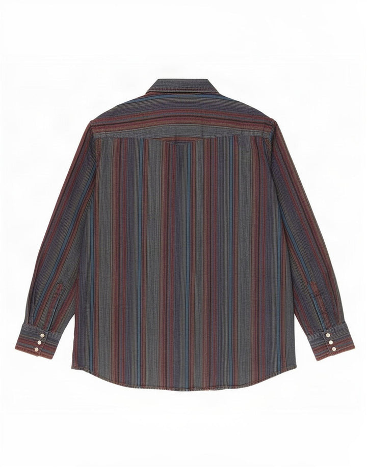 Cămașă înaltă pentru bărbați Rustler Mărimea 17 1/2 XL, cu dungi multicolore