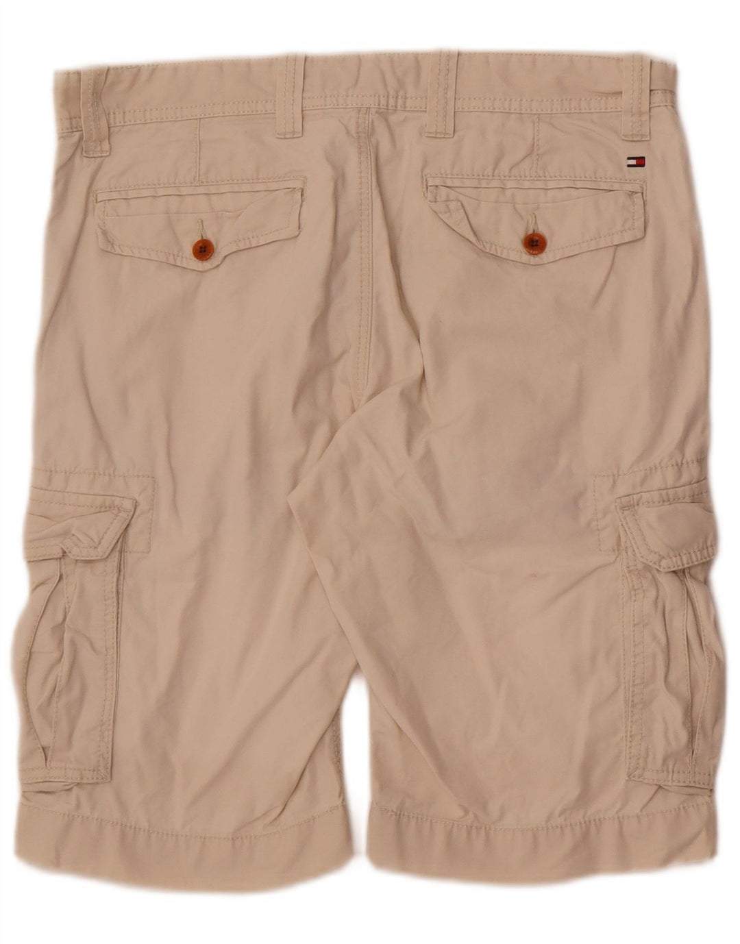 Pantaloni scurți cargo Tommy Hilfiger pentru bărbați W32 bumbac mediu bej