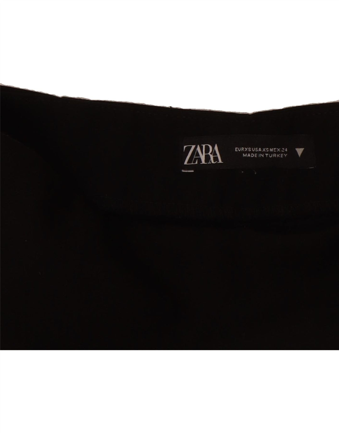 ZARA Womens Skort UK 6 XS Black Vintage Zara and Second-Hand Zara from Messina Hembry 