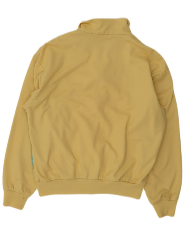 Trening pentru bărbați Vintage Top Jachetă Mărimea 54 XL Galben Colorblock Retro