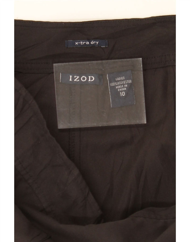 IZOD Womens High Waist Skort US 10 Large W30 Black Polyester Vintage Izod and Second-Hand Izod from Messina Hembry 