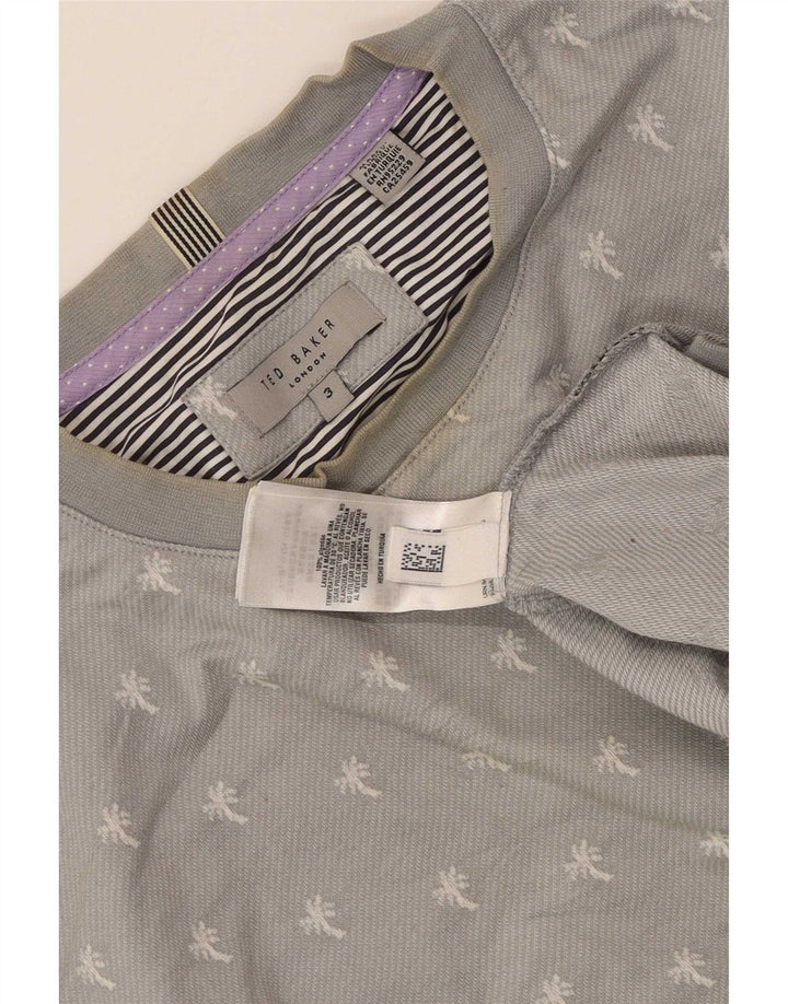 Hanorac pentru bărbați Ted Baker Pulover Mărimea 3 Medium Gri Spotted