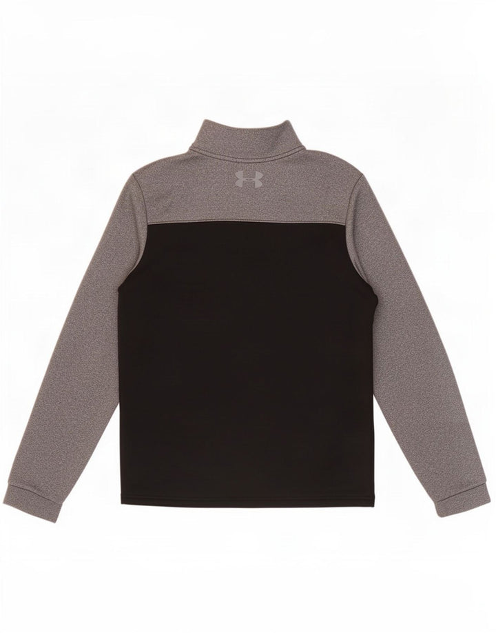 Trening Under Armour pentru băieți Cold Gear Pullover Top 11-12 ani mare, gri