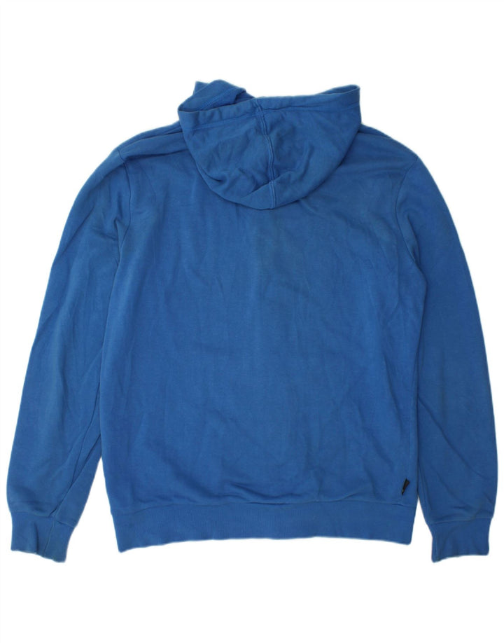 Pulover Puma Graphic Zip pentru bărbați, bumbac albastru mediu