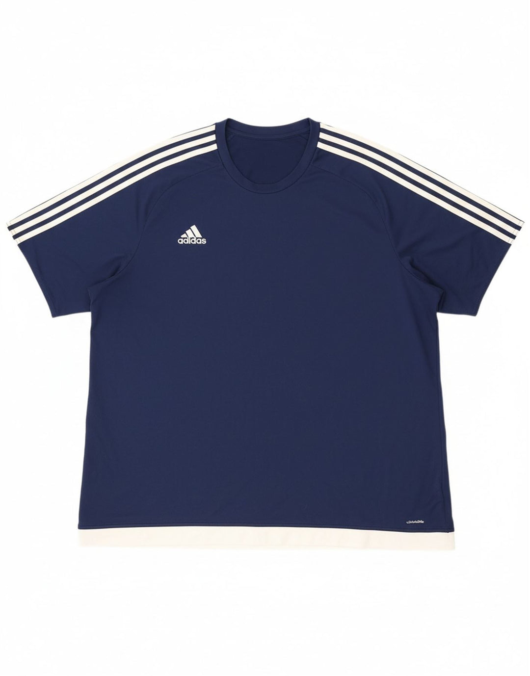 ADIDAS Mens Climalite T-Shirt Top 2XL Navy Blue Polyester