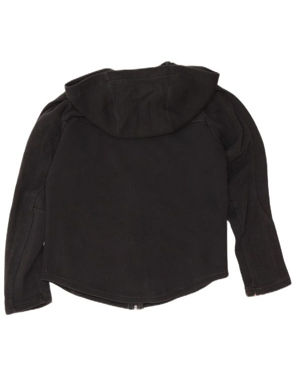 Pulover Puma pentru femei, cu fermoar, UK 4 XS, bumbac, negru