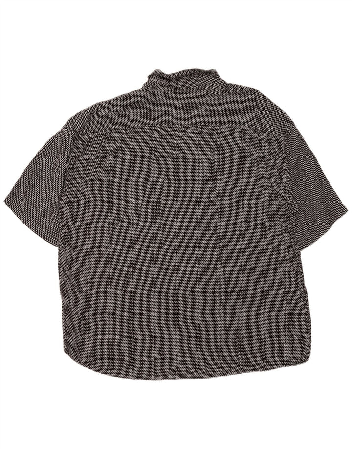 Cămașă cu mânecă scurtă MAXFORT pentru bărbați, 5XL, chevron negru