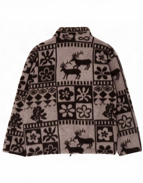 Jachetă vintage pentru bărbați din lână UK 38 Medium Gri Fair Isle