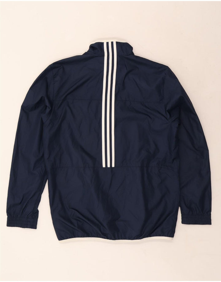 Jachetă de ploaie ADIDAS pentru bărbați Marea Britanie 40/42 Poliester bleumarin mediu