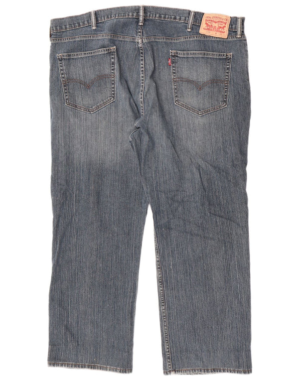 Blugi drepti pentru bărbați Levi's 559, cu ajustare relaxată, L44 L27, bumbac albastru