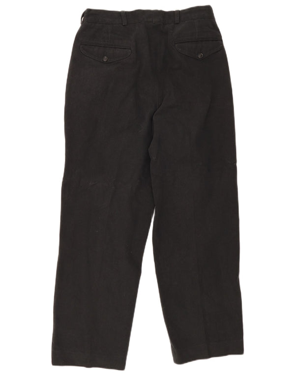 Pantaloni chino pentru bărbați J.E. Mc Collum IT 46 Small W30 L28 Bumbac negru
