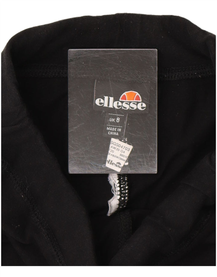 Leggings cu grafic pentru femei ELLESSE UK 8 Small Black