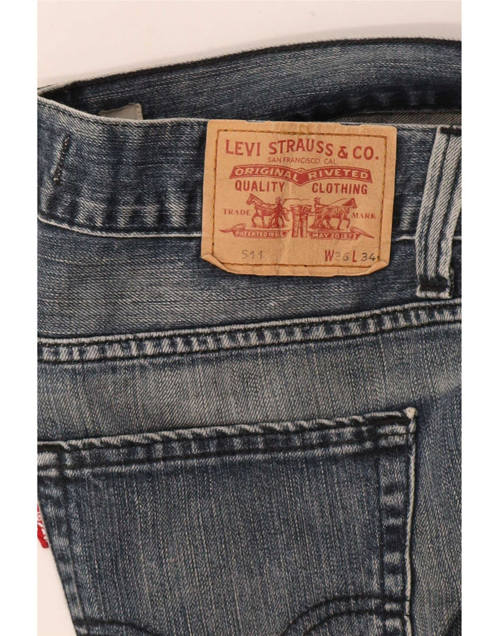 Blugi Levi's 511 Slim W36 L34 Albastru