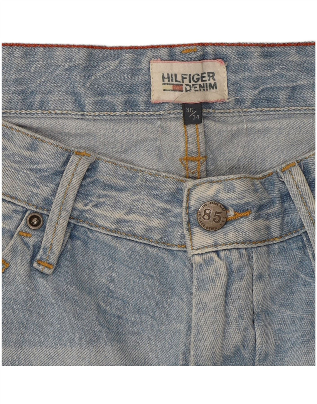 Pantaloni scurți din denim pentru bărbați Tommy Hilfiger W36 Large Blue