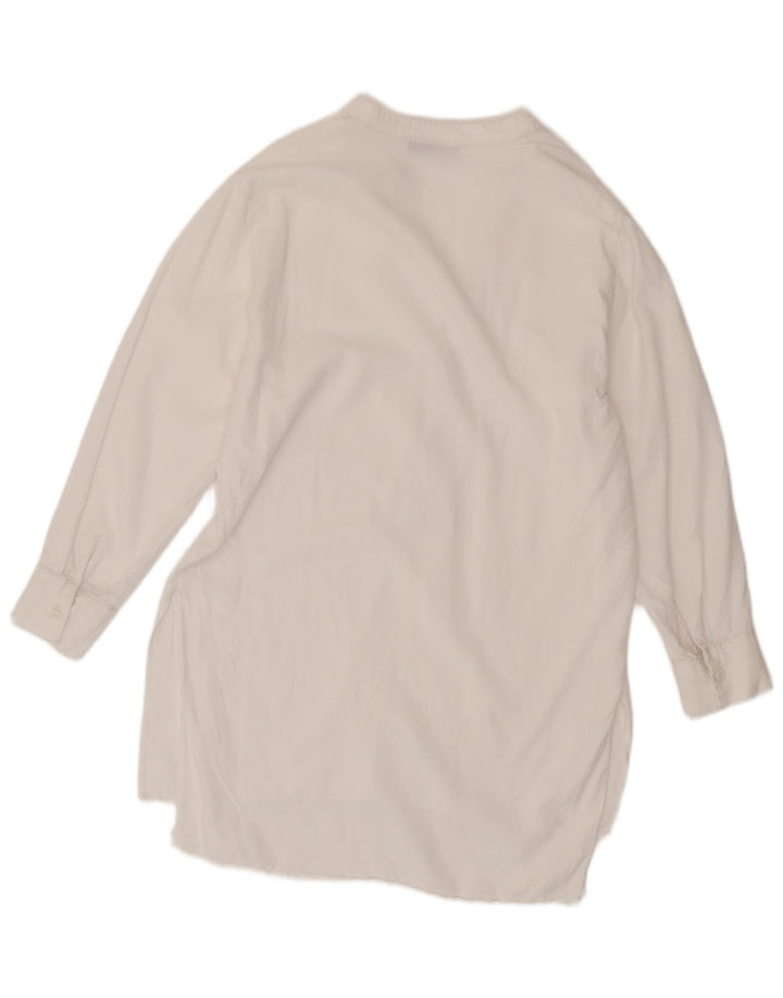 Rochie oversize cu mânecă lungă pentru femei Zara UK 10 Mic Alb