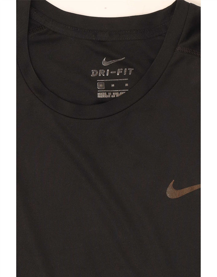 Tricou pentru bărbați Nike Dri Fit Top Mediu Negru