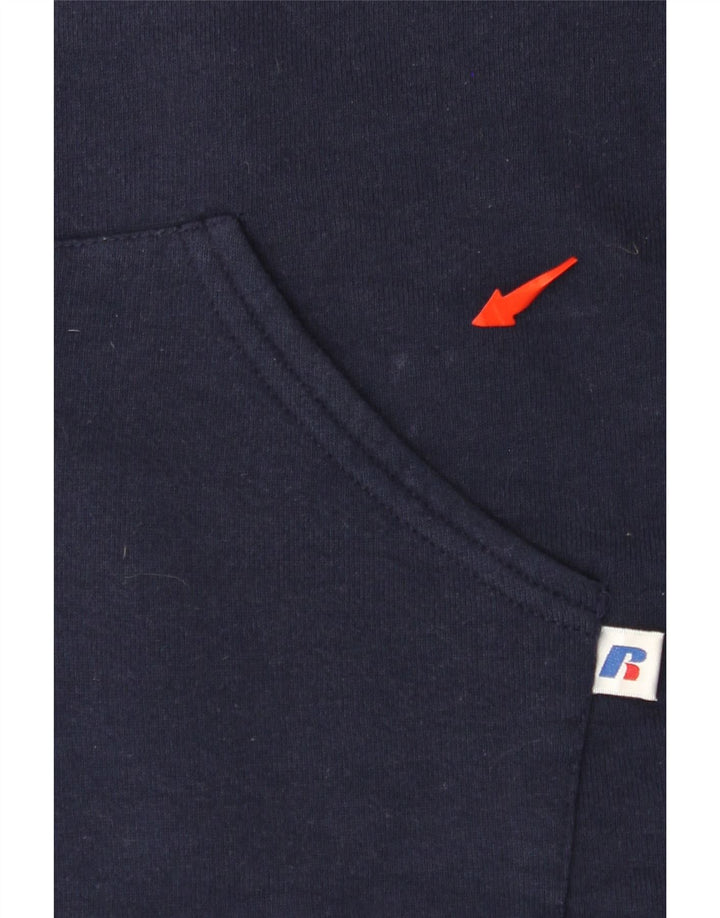 RUSSELL ATHLETIC Pulover Dri-Power, cu fermoar, pentru femei, Marea Britanie 18, XL, bleumarin